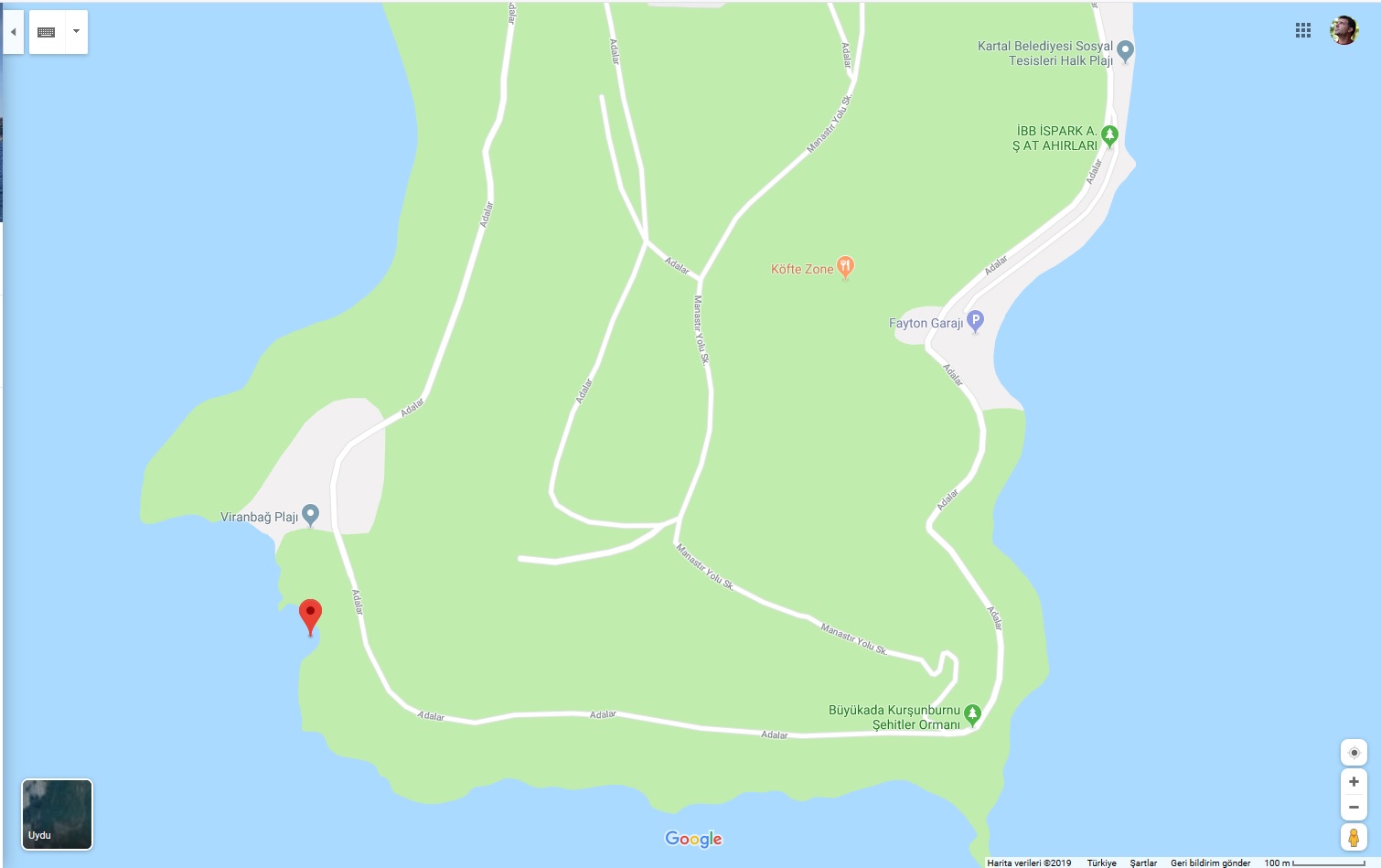 Viranbağlar konumu, Peter Salvatore, Sualtı Dünyam, Viranbağlar nerede, Büyükada