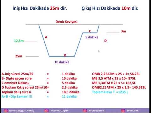 dalış hızı, dalış çıkış hızı ne olmalıdır, dalış hızları